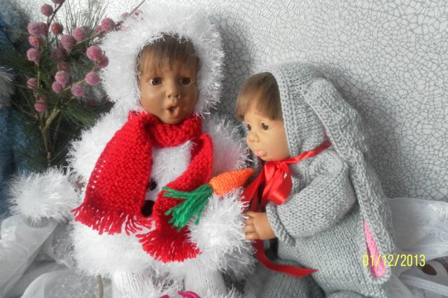 Мои характерные детки готовятся к новому году