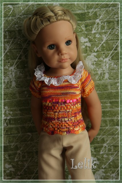 Летние кофточки для Gotz — Одежда и обувь для кукол своими руками: фото