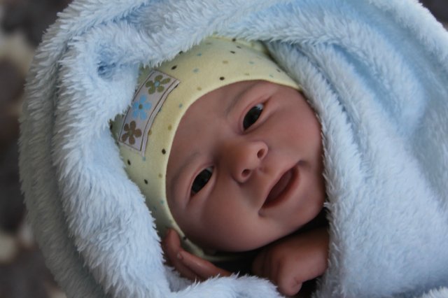 Мальчишечка Улыбашечка:)куклёныш Элины Кудрявцевой (фото 3)