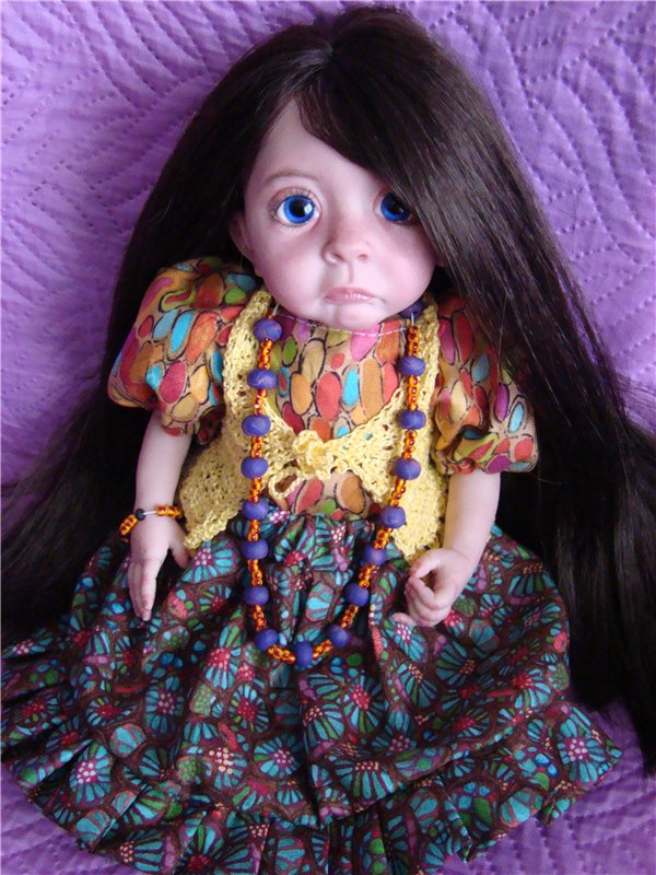 Цыганочка. Когда куколка сама решает какой ей родиться. Авторская кукла Кондрашовой Ирины