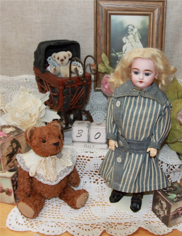 Два образа Симоны. Антикварная кукла Simon & Halbig молд 1039 DEP (фото 5)