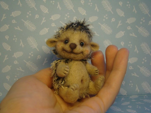 Ёжик. Авторская игрушка Ольги Чернухо (фото 8)