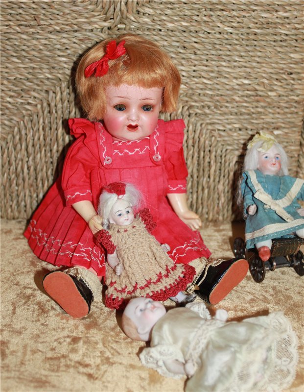 Куклы для куклы (куклы Limbach, ок.1900 г, Германия) (фото 2)