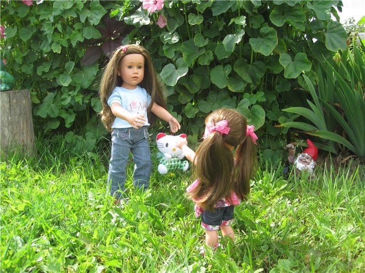 Сестрёнки. Куклы Готц Алиса и Оленька