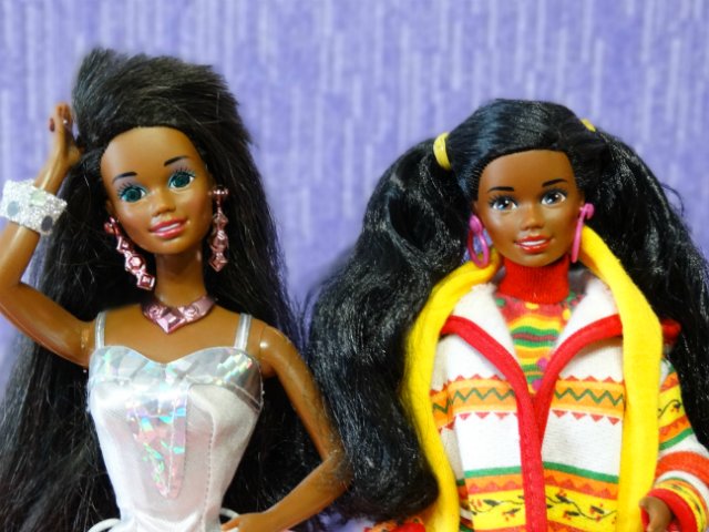 Вторая половина моей коллекции кукол Барби