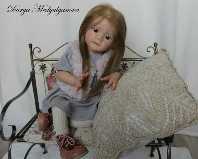 Моя принцесса Gloria! Frida от Karola Wegerich. Кукла реборн Дарьи Медюляновой (фото 10)
