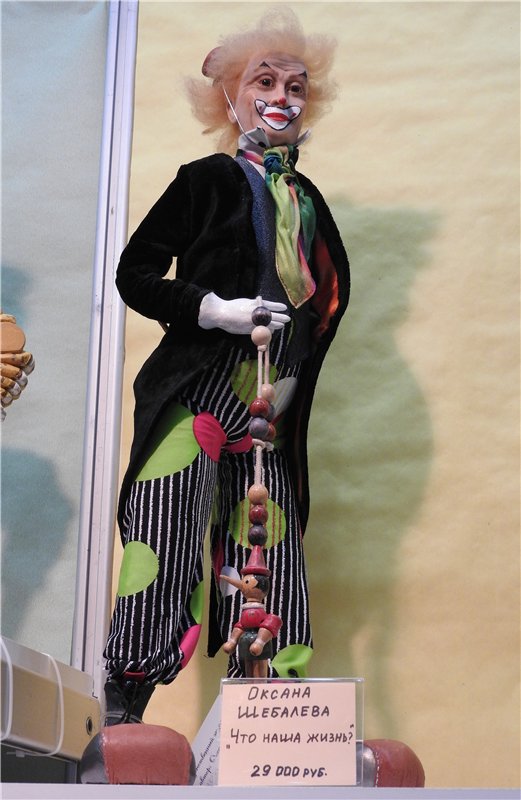 Экскурсия в страну чудес… Авторская кукла. Москва, Тишинка 2016