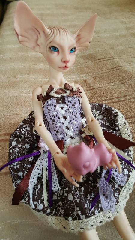 Сфинксов много не бывает — Авторские работы в частных коллекциях: домашние фото кукол и игрушек (фото 7)