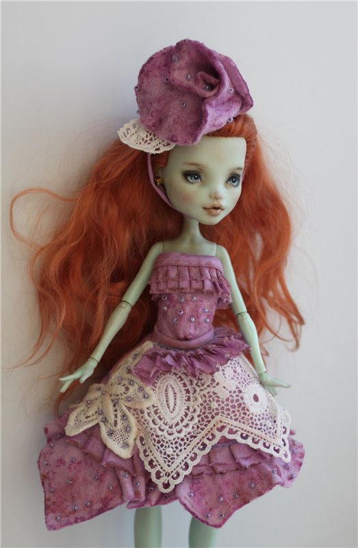 "Нежная роза" аутфит для куклы монстр хай