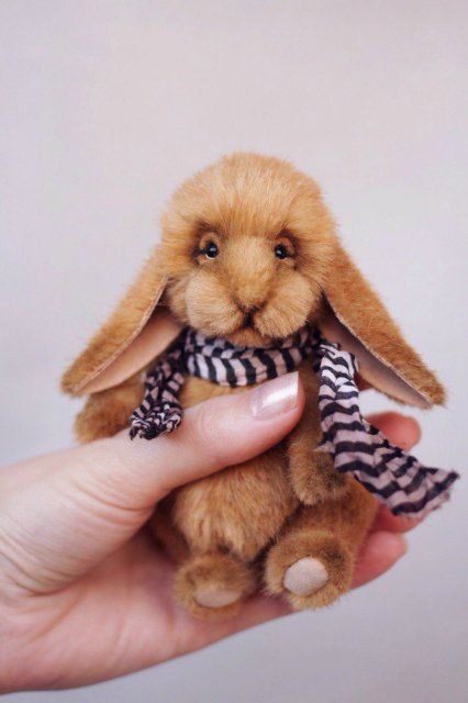 Сильвиан - кролик из леса. Авторские игрушки ручной работы Татьяны Матляк (фото 3)