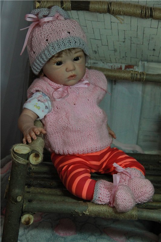 Малышка Карина. Куколка из молда Maike от Gudrun Legler