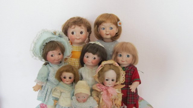 Интернациональная семейка Гугликов . Антикварные куклы (фото 2)