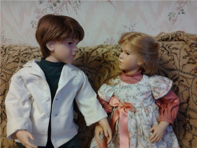 Коллекционные куклы дети от Веры Шольц (фото 4)