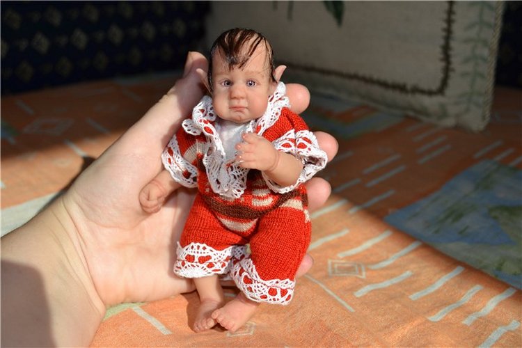 Маленький мужичек Айнон — Авторские куклы ручной работы: текстильные (фото 6)