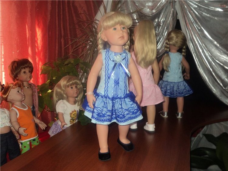 Девчушки любят наряжаться! Наряды для кукол Готц и не только