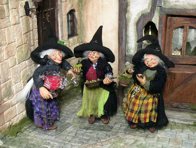 Микромир Силке Янас-Шлессер. Куклы Silke Janas-Schloesser dolls