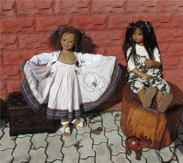 Вспоминая теплые дни. Полуденные танцы кукол Annette Himstedt