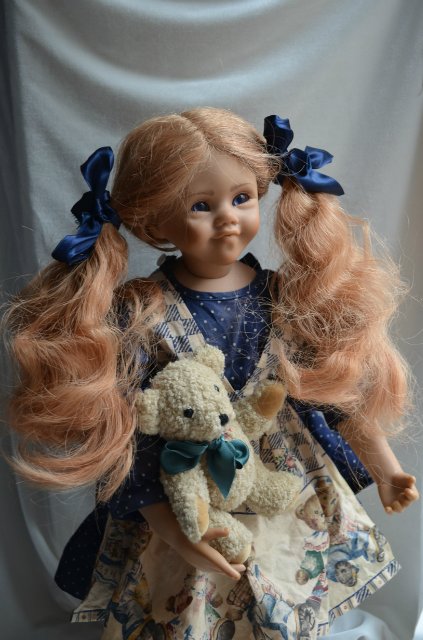 Знакомство с куклами Anni Aegerter фирмы Schmider Creativ. Тони - образ Пеппи или подружки Тома Сойера