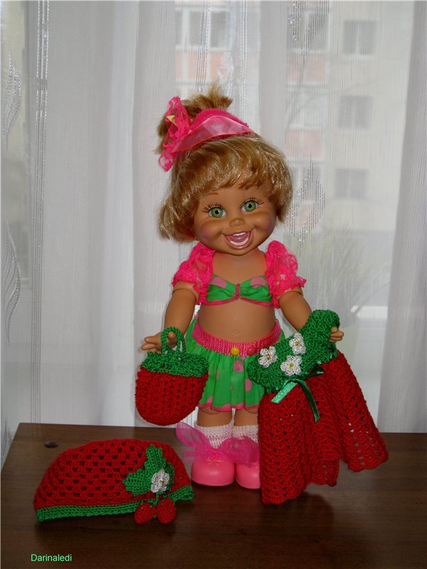 Натали - сладкая ягодка! Кукла Galoob Baby Face (фото 2)