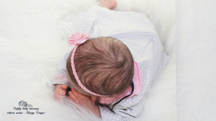 Моя любопытная кроха Лив. Кукла реборн Олеси Венгер (фото 7)