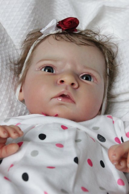 Сама мисс серьезность, кукла реборн Беспаловои Жанны