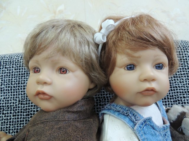 Сказка про Аиста. Куклы Bettine Klemm