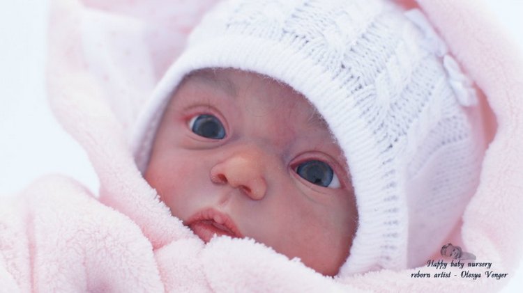 Моя любопытная кроха Лив. Кукла реборн Олеси Венгер