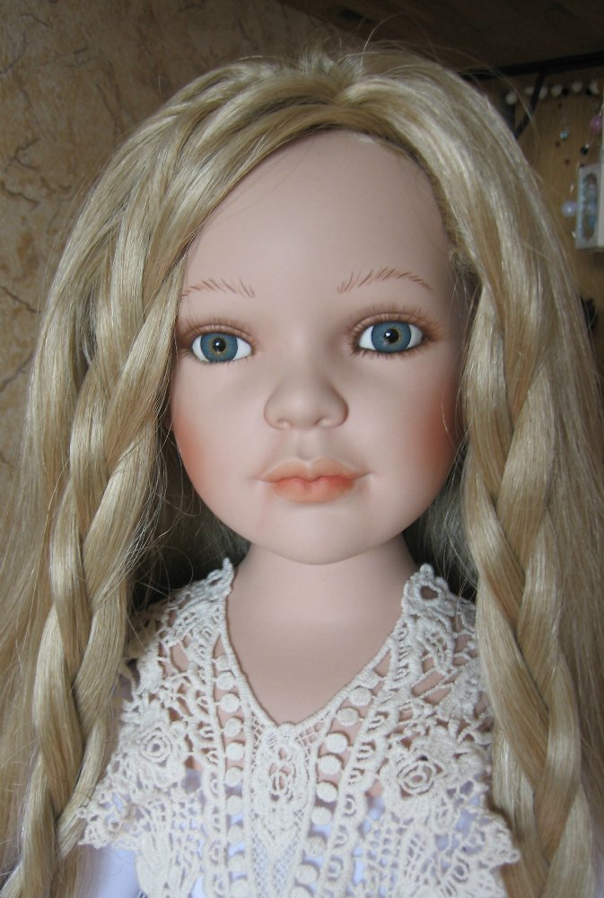 Фарфоровая кукла Ева - "реверанс позапрошлому веку" (фото 6)