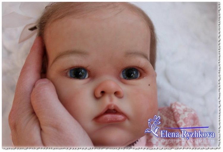 Полиночка - толстушка моя сладкая. Кукла реборн Елены Рыжковой (Россия) (фото 8)