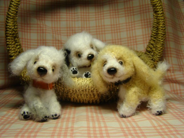 А у нас щенков корзинка! Авторские игрушки своими руками Ольги Чернухо (фото 6)