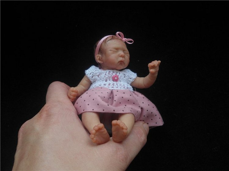 Дюймовочка, авторская кукла своими руками (фото 6)