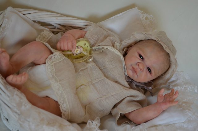 Сыночек Мишель. Автор куклы реборн Маша Силукова (фото 2)