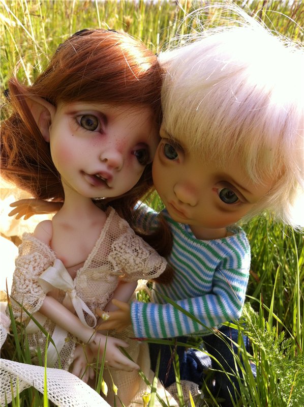 Люк и Лаура (Mystery Human and Mystery Elf by Nefer Kane)