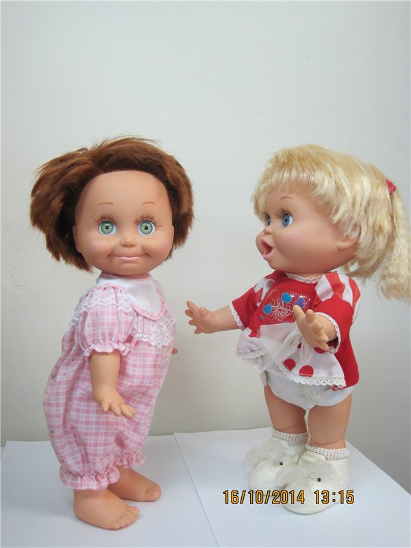 Сестрёнка приехала!!! Шери и Сьюзи - куколки Galoob baby face (фото 4)