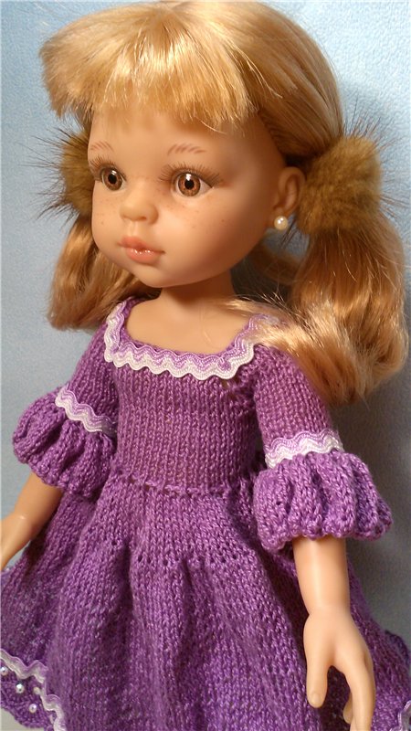 Сиреневое платье для паолочки (фото 4)