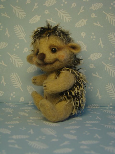 Ёжик. Авторская игрушка Ольги Чернухо (фото 3)