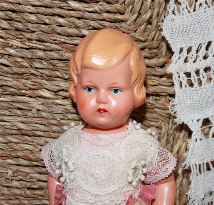 Антикварная куколка Minerva, Германия, 1930-е годы (фото 2)