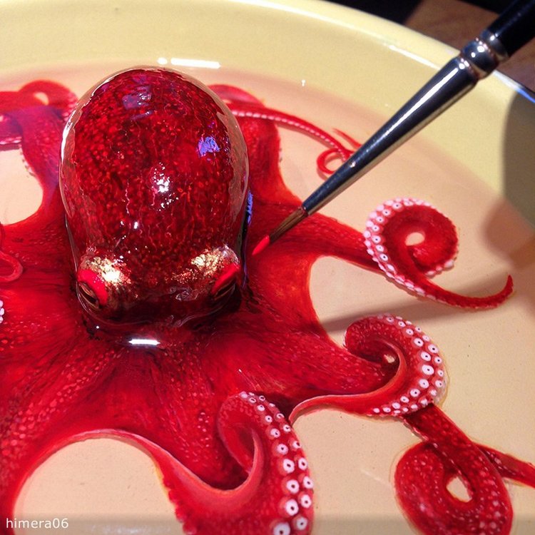 Живопись акрилом и лаком от Кенга Лая (Keng Lye) (фото 2)