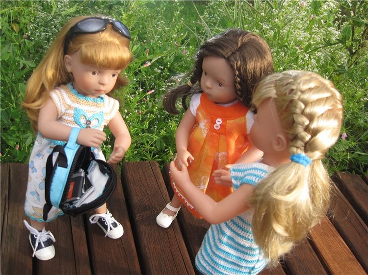 Тата, Анели и Лина! Куколки подружки Kathe Kruse | Бэйбики Тата, Анели и Лина! Куколки подружки Kathe Kruse