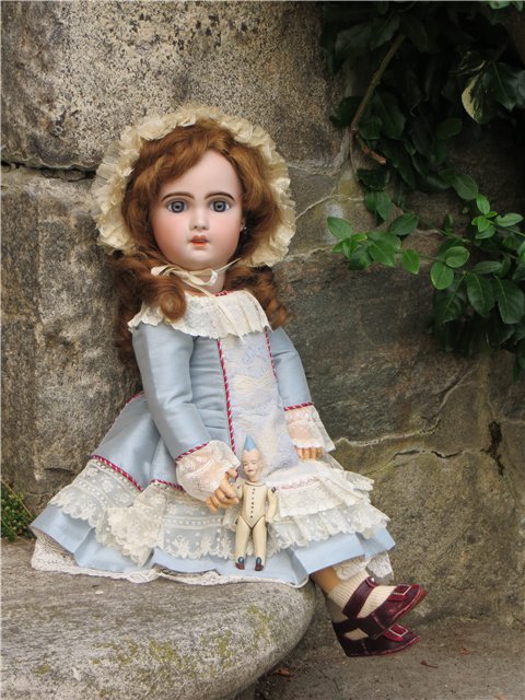 Jumeau и солдатик — Антикварные куклы Jumeau (Жюмо): Tete Jumeau (фото 4)