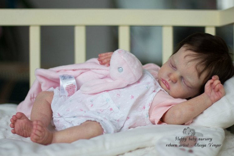 Настюшка - Прелестюшка. Кукла реборн Олеси Венгер