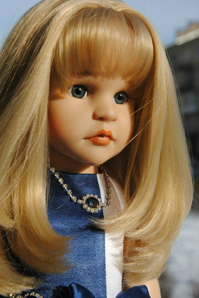 Мой мечтательный ангелочек. Жизель II 2005г от Gotz & Steiff