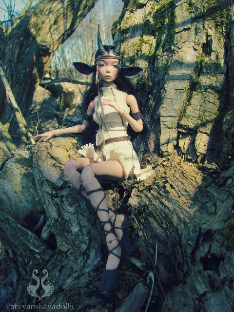 Полиуретановая шарнирная кукла Сейен