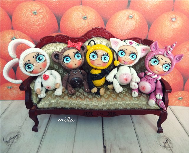 Игрушки для кукол. Зверята от Милы