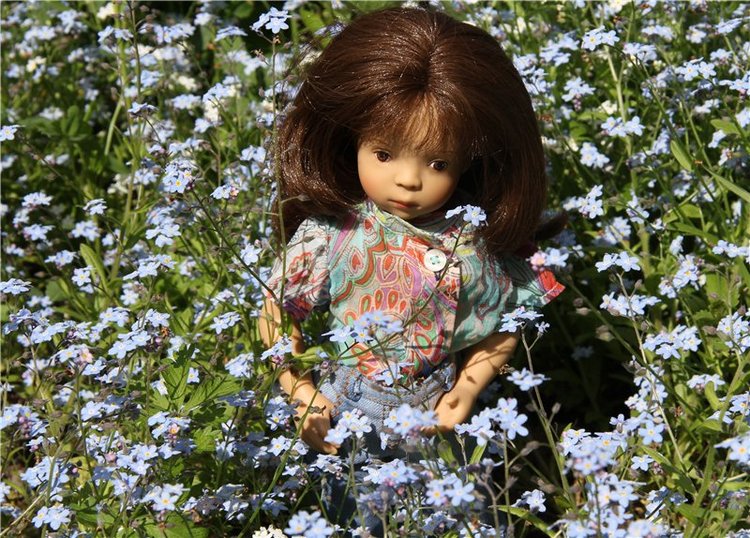 Что такое отпуск? Это - Незабудковое Лето. Minouche от Sylvia Natterer