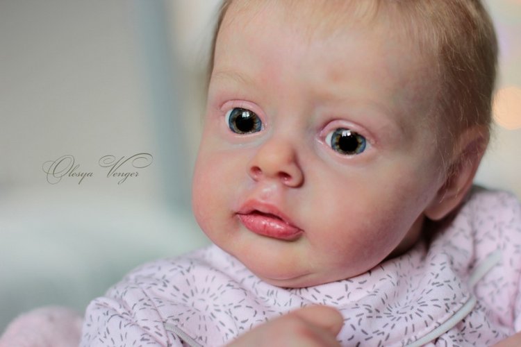 Моя Хлоя, мой любознательный Совенок, кукла реборн Олеси Венгер