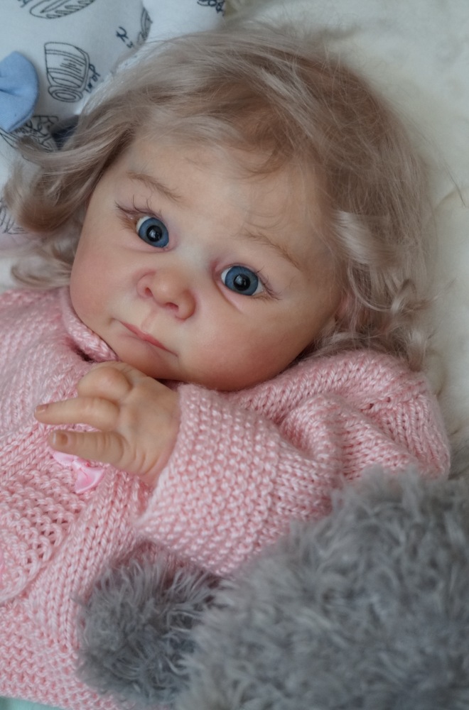 Лизонька. Маленькая шалунья. Кукла реборн Наталии Коноваловой