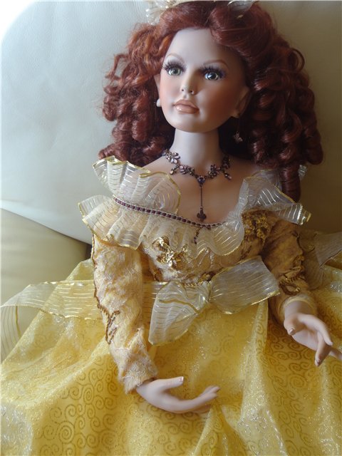 Ты провинилась...красотою! А это редкое богатство! Фарфоровая кукла Donna Rubert - София