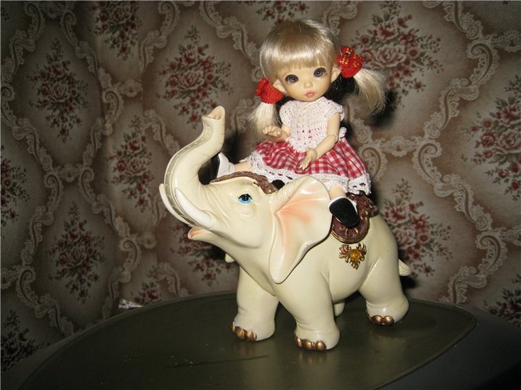 Маленькая дачница Элис. Кукла БЖД Пукифи Анте