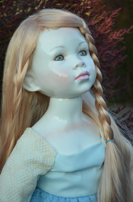 Лунные девочки или необычное творение Ширли (Shirley) - глазурованная кукла Мариэль (Mariele) (фото 9)